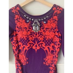 Mini Dress 3/4 sleeve